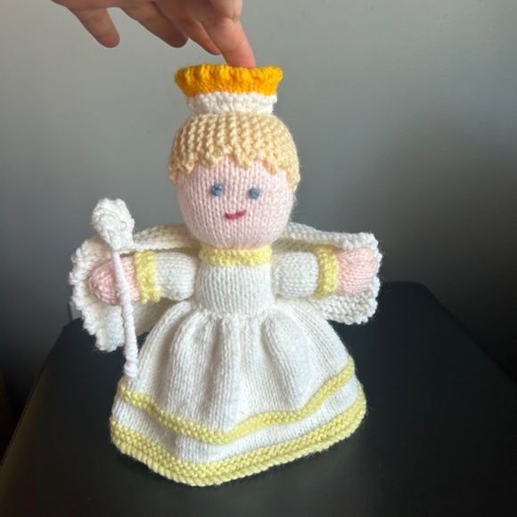 Handmade Knit Angel Doll - Picture 6 of 11